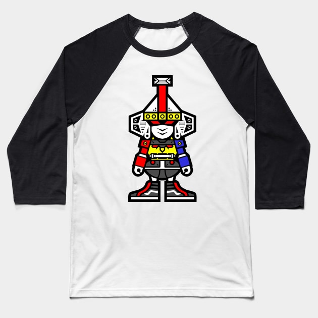 Chibi Ninja Megazord Baseball T-Shirt by jayawardani